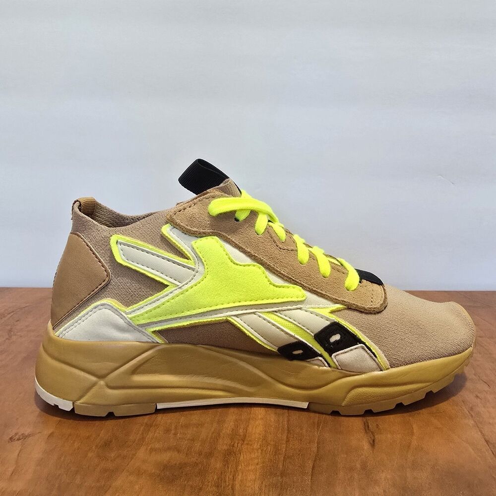 Reebok By Victoria Beckham Bolton Sock Lace Up Sneakers Camel Tan Fu7551 Us 5 View 2